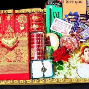 লাল কাতান বেনারসি শাড়ি কম্বো পেয়ে জাবেন অফার প্রাইযে😍