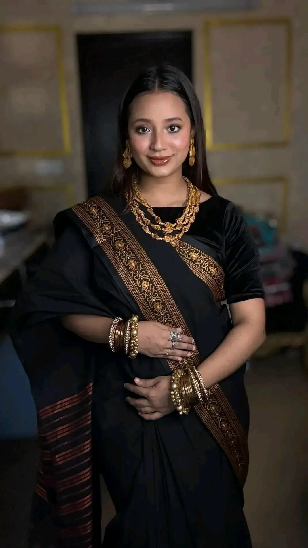 টাংগাইলের অরিজিনাল সুতি শাড়ি কম্বো 🎁😍 - Image 2