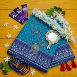 😍চান্দেরি সিল্ক শাড়ি কম্বো 🎁